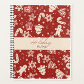 Elegante kerstvakantie planner 2024 (Voorkant)