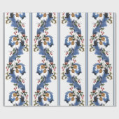 Elegante kerstvakantie William Morris Geïnspireerd Cadeaupapier (Vlak)