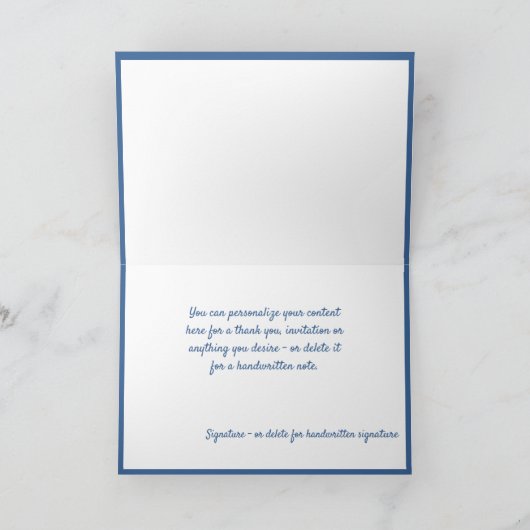 Elegante Kerstvakantie Winter Sneeuwboom Kaart (Binnen)