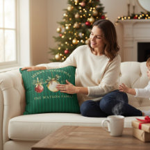 Elegante Kerstversiering Familienaam