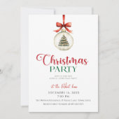 Elegante kerstversiering  Kerstfeest  Kaart (Voorkant)