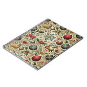 Elegante kerstversiering & rendier notitieboek (Linkerzijde)