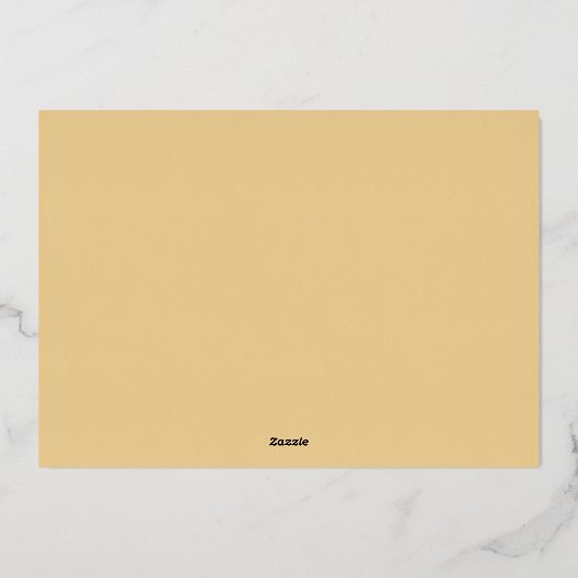 Elegante Kerstvreugde Wit Goud Folie Feestdagenkaart (Achterkant)