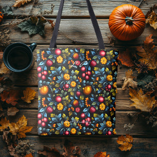 Elegante Khokhloma stijl met een modern tintje Tote Bag