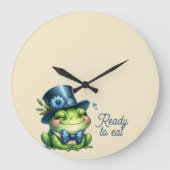 Elegante Kikker Grote Klok (Voorkant)