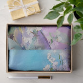 Elegante Kikker in Lavendel Bloemen Lente Decoupag Tissuepapier (Geschenk)