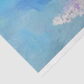 Elegante Kikker in Lavendel Bloemen Lente Decoupag Tissuepapier (Detail)