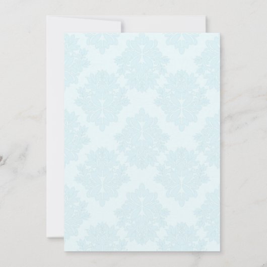 Elegante kinderwagen jongen babyshower uitnodiging (Achterkant)