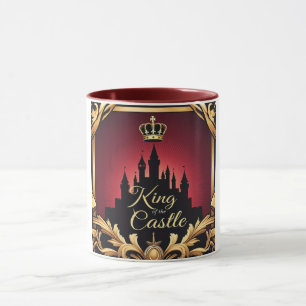 Elegante King Castle Silhouette Design Dad Mok