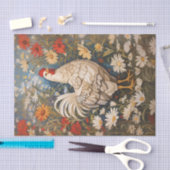 Elegante kip en madeliefjes tissuepapier (Craft)