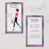 Elegante Klant, het Persoonlijke Visitekaartje van (Voorkant / Achterkant)