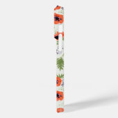 Elegante klaprozen Oranje bloempatroon Case-Mate iPhone Case (Achterkant / Links)