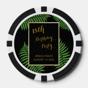 Elegante Klasse Bracken 18e Verjaardag Poker Chips