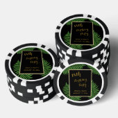 Elegante Klasse Bracken 18e Verjaardag Poker Chips (Opstapeling)