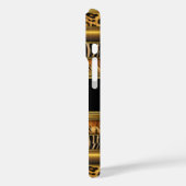 Elegante Klasse Goud Dierenprint Gemengd Case-Mate iPhone Case (Achterkant / Links)