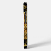 Elegante Klasse Goud Luipaard Zwart Case-Mate iPhone Case (Achterkant / Links)