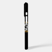 Elegante Klasse Goud Zwart Witte Koe Case-Mate iPhone Case (Achterkant / Links)