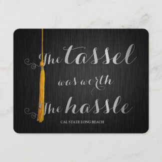 Elegante & Klasse Klas van 2016 Universiteit Afstu Aankondiging