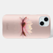 Elegante Klasse Lotus Bloem Roze Goud Case-Mate iPhone Case (Achterkant (horizontaal))