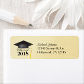 Elegante Klasse van 2018 Goud Etiket (Insitu)