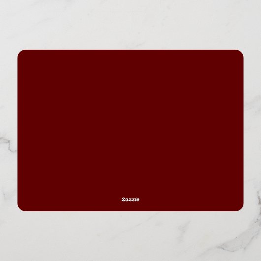 Elegante Klasse van 2024 Afstuderen Foto Afstudere Folie Uitnodiging (Achterkant)