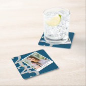 Elegante Klasse van 2025 Foto Graduation Party Kartonnen Onderzetters (Insitu)