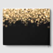 Elegante "klasse van" afstudeerfeest gouden lichte gastenboek (Achterkant)