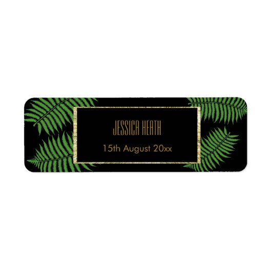 Elegante Klasse Varentje Verjaardag Etiket (Voorkant)