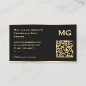 Elegante Klassieke Barber Pole Barbershop Zwart Visitekaartje (Achterkant)