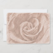 Elegante Klassieke Bloemen Rustieke Huwelijksuitno Kaart (Achterkant)