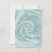 Elegante Klassieke Bloemige Rustieke Huwelijksreac RSVP Kaartje (Achterkant)