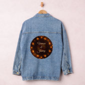 Elegante Klassieke Boho Moderne Gouden #901 Trouwe Denim Jacket (Hangar)