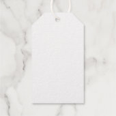 Elegante Klassieke Bruiloft Cadeaulabels (Achterkant)