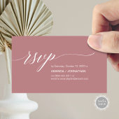 Elegante klassieke bruiloft, feestuitnodiging RSVP Informatiekaartje