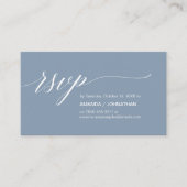 Elegante klassieke bruiloft, feestuitnodiging RSVP Informatiekaartje (Voorkant)