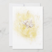 Elegante klassieke bruiloft met bruid & bruidegom  kaart (Achterkant)