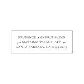 Elegante Klassieke Bruiloft Rubberstempel (Afrduk)