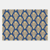 Elegante klassieke damast inpakpapier vel (Voorkant)