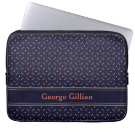 Elegante klassieke Deep Blue Laptop Sleeve