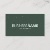 Elegante klassieke eenvoudige donkergroene fonkeli visitekaartje (Voorkant)