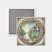 Elegante klassieke esthetiek - tijdloze schoonheid magneet (Voorkant / Achterkant)