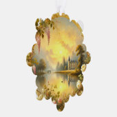 Elegante klassieke esthetiek - tijdloze schoonheid ornament kaart (Rechts)