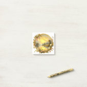 Elegante klassieke esthetiek - tijdloze schoonheid post-it® notes (Op bureau)