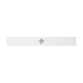 Elegante klassieke formele script monogram bruilof uitnodigingen wikkel