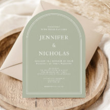 Elegante klassieke formele wijze groene bruiloft