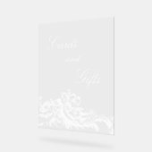 Elegante klassieke Franse rococo floraal Acryl Bord (Hoek)