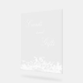 Elegante klassieke Franse rococo floraal Acryl Bord (Hoek)