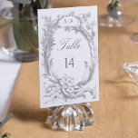 Elegante klassieke Franse rococo floraal Kaart<br><div class="desc">Deze klassieke suite van historische decoratieve design is geïnspireerd op de 18e-eeuwse etsen van de Franse hofschilder Alexis Peyrotte,  met lichtgrijs op witte acanthusbladeren,   rollen,  bloemen en bladeren. Dit collectie is de perfecte aanvulling op een elegante,  formele en romantische bruiloft.</div>