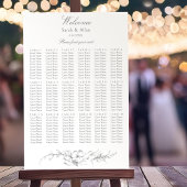 Elegante klassieke Franse rococo floraal Poster