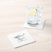 Elegante Klassieke Golf 21ste Verjaardagspartij Do Kartonnen Onderzetters (Insitu)